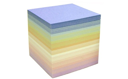 霞色ブロックメモ【005-04】｜霞色ブロックメモ 美篶堂 ブロックメモ メモキューブ メモ用紙 文房具 日本製 伊那市 長野県 ふるさと納税