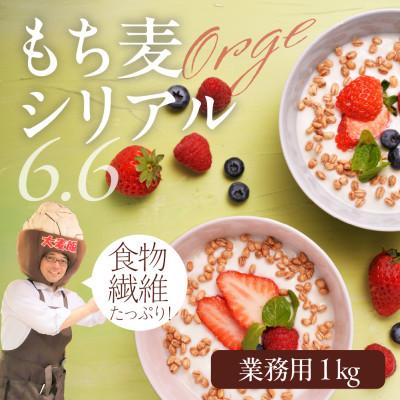 ふるさと納税 豊橋市 もち麦シリアル6.6　《内容量:業務用1kg》