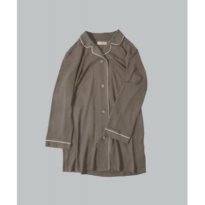 
            パイピングパジャマセットアップトップス　ログウッドマリーゴールド　チャコールグレー【1694997】
          