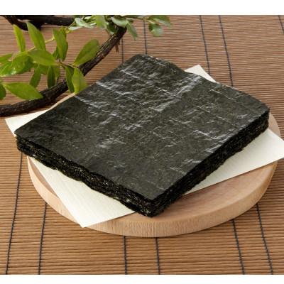 ふるさと納税 鞍手町 福岡有明海苔一番摘み高級焼き海苔「旬海王」(全形35枚 5枚×7袋)特別仕様切子細工桐箱入 個包装 |  | 03