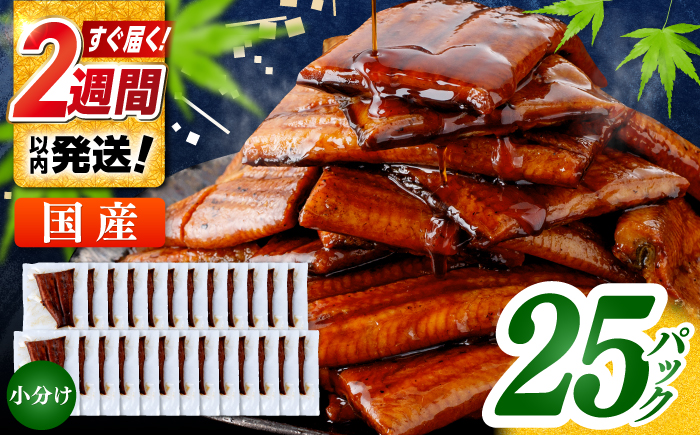 訳あり 鰻蒲焼きカット　約50g×25　タレ(山椒)付　【株式会社七和】 [ATAX036]