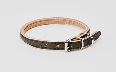 good collar 4号［犬 猫 首輪］ ヒノキ