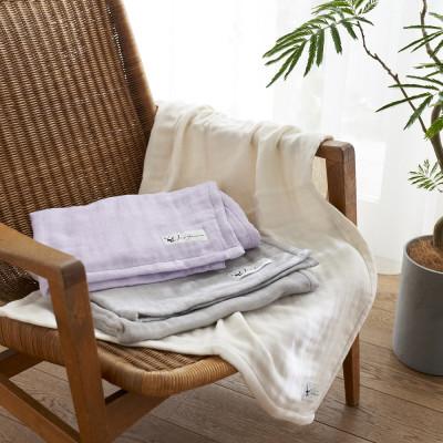 ふるさと納税 橋本市 8重ガーゼオーガニック ブランケット グレー |  | 03