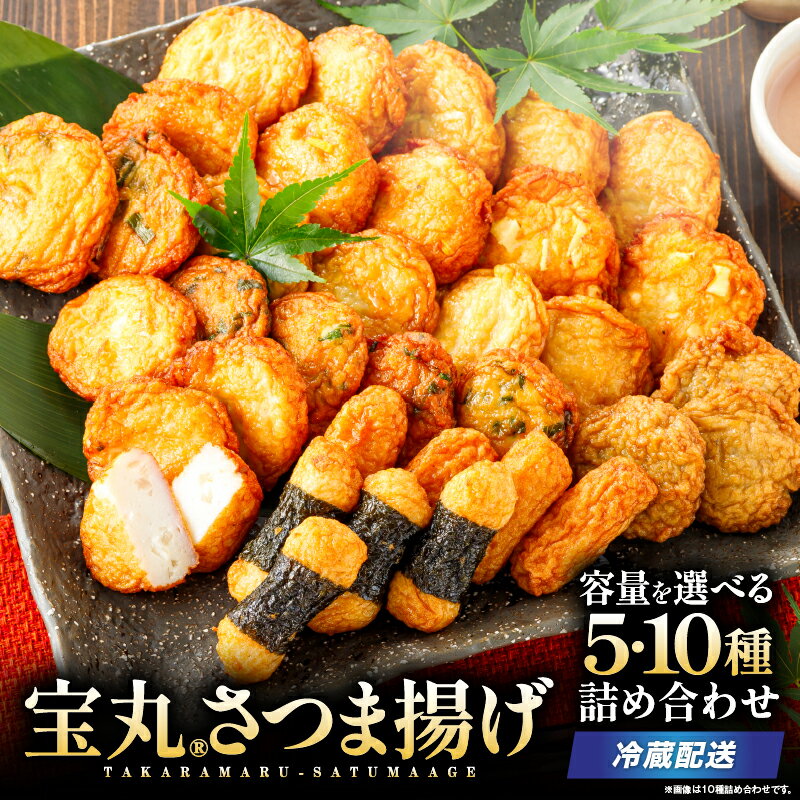 【ふるさと納税】＜選べる＞ さつま揚げ 詰合せ 本場 鹿児島 さつまあげ 宝丸 つけあげ 5種32個 or 10種35個 国産野菜 無リンすり身使用 練り物 ギフト プレゼント 温めるだけ おかず 惣菜 おつまみ 冷蔵 鹿児島 鹿児島市 おすすめ ランキング