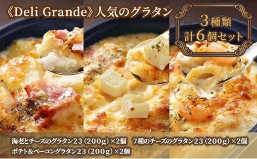 
            《Deli Grande》人気のグラタン 3種類 6個セット【冷凍】◆
          