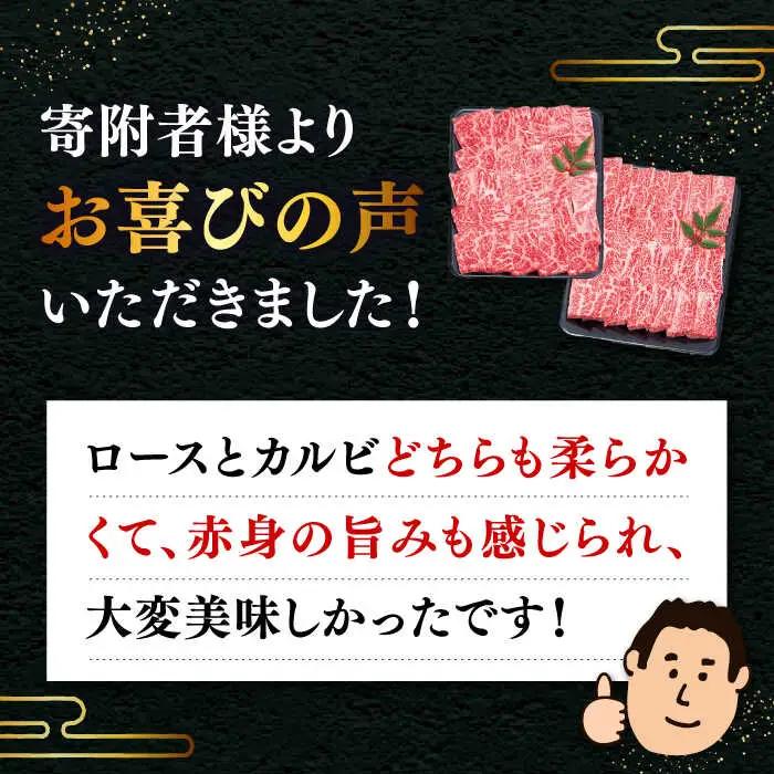 【全6回定期便 】壱岐牛 焼肉 （ロース・カルビ）各500g 《壱岐市》【土肥増商店】 肉 牛肉 焼き肉 ロース カルビ BBQ 焼き肉 赤身 [JDD016] 306000 306000円