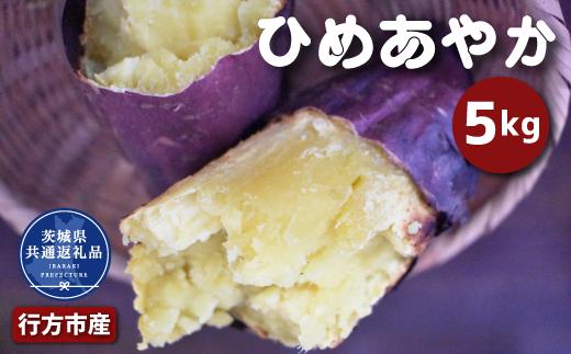 さつまいも ひめあやか 5kg 2026年11月～発送　なめらか食感 甘い 焼き芋 ねっとり しっとり 甘みが強い スイーツ 料理 てんぷら スイートポテト お菓子作り 茨城県共通返礼品・行方市産
