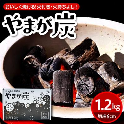 ふるさと納税 米沢市 やまが炭1.2kg 米沢産 なら炭1.2kg/箱×1箱