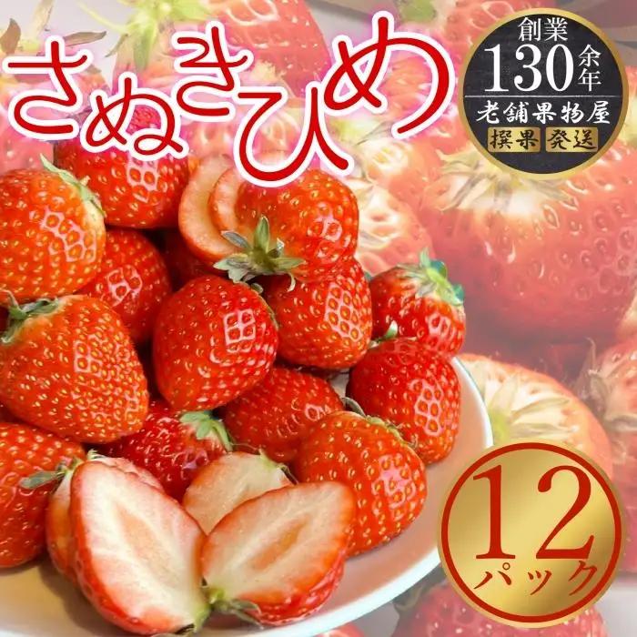 さぬき姫いちご　12パック（1パック約250g） いちご
