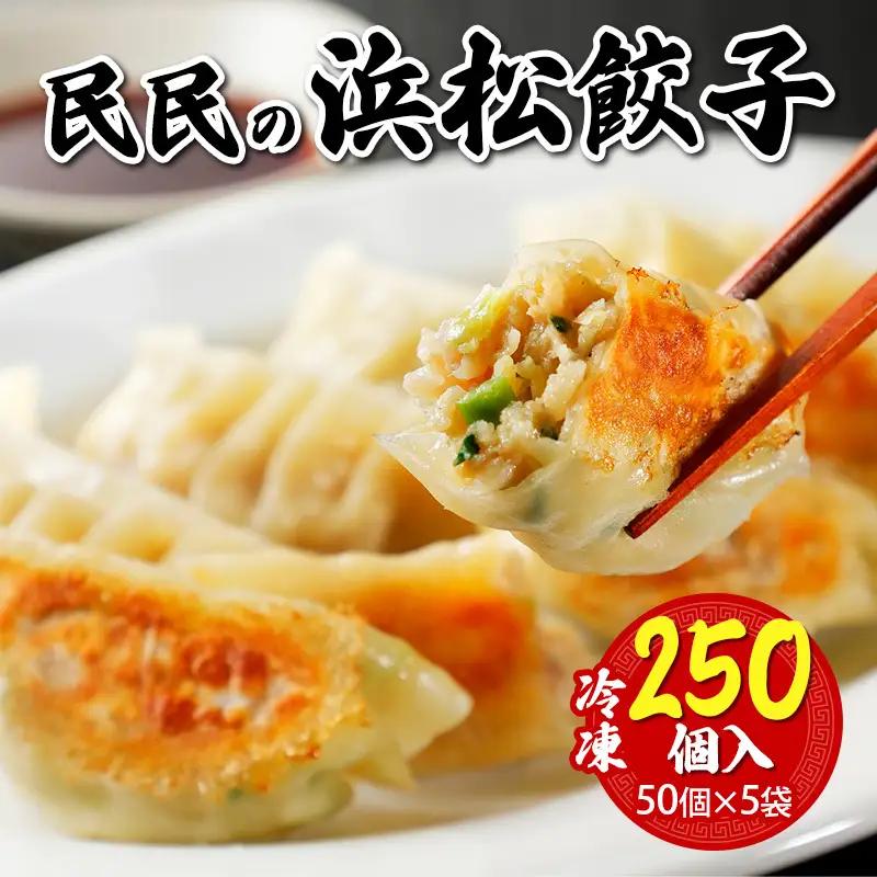 民民の浜松餃子(250個) 50個入り×5袋 ギョウザ 餃子 ぎょうざ 惣菜 中華料理 静岡 浜松市 【配送不可：離島】