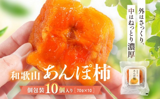 
            あんぽ柿 70g×10個
          