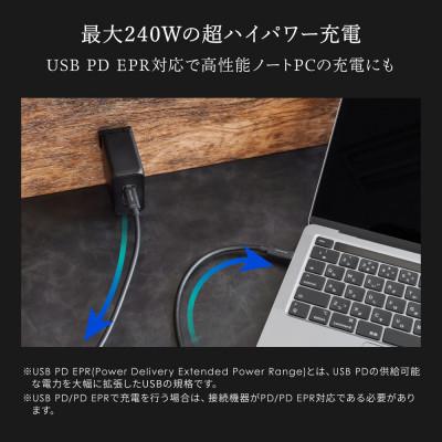 ふるさと納税 海老名市 最大20Gbps/PD240W充電 USB Type-C to USB Type-Cケーブル 2m |  | 03