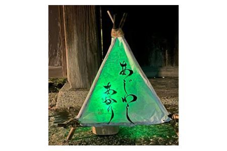 No.574 阿字和紙を使った行燈