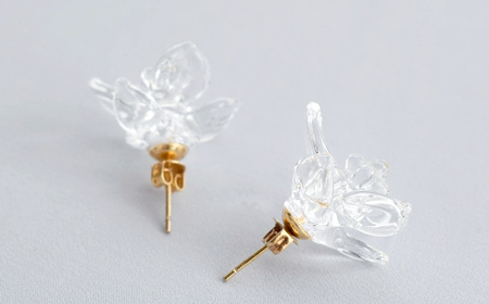 ピアス iriser ミズアオイ | ピアス アクセサリー レディース