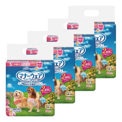 ふるさと納税 棚倉町 【毎月定期便】マナーウェア女の子用Sピンクリボン・青リボン36枚×4袋全2回 |  | 01