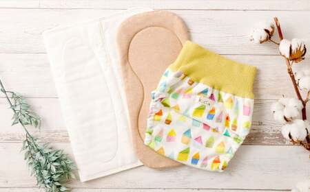 【kucca】kucca 布おむつ お試しセット （ パンツ型カバー 1枚・ オーガニック成形おむつ 1枚・ パシーマ®おむつ 1枚）【Mサイズ（7－10kg）】 ベビー 赤ちゃん おむつ カバー セ