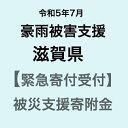 【ふるさと納税】【令和5年7月豪雨被害寄付受付】滋賀県災害応援寄附金（返礼品はありません）