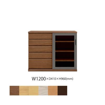 ふるさと納税 大川市 天然木リビング家具アーザ(サイドボード)120cm H96【選べるカラー:6色】