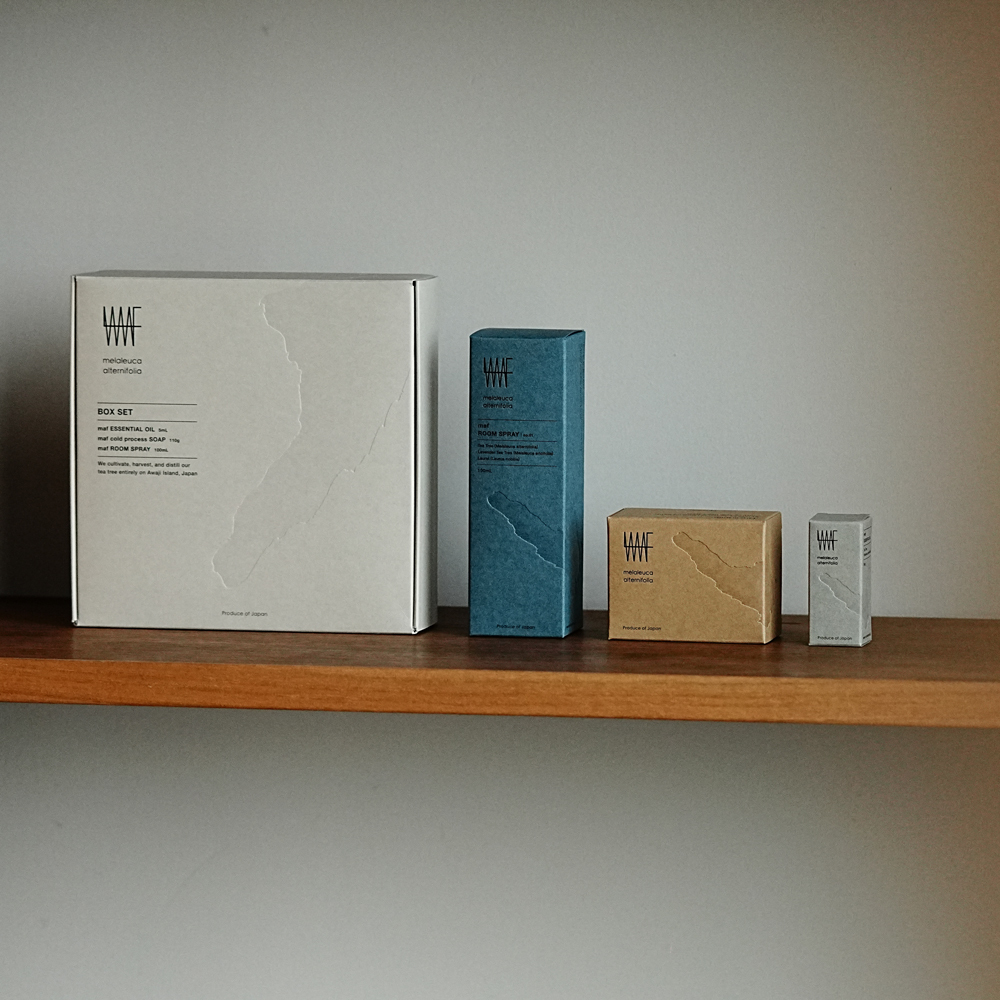 BOX SET (maf essential oil tea tree + maf cold process soap MA + maf room spray No.01)_イメージ3