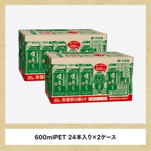 【3ヶ月定期便】伊藤園 おーいお茶 濃い茶 600ml×48本 【 伊藤園 飲料類  飲みもの 緑茶  お茶 カテキン ペットボトル PET 備蓄 長期保存 送料無料 】