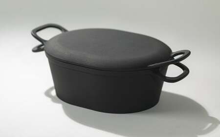 IH対応 鉄 鍋 フライパン ダッチオーブン 鉄器 錆びにくい グリル プレート アウトドア BBQ キャンプ 直火 超軽量 岩手県 北上市 K0059 (岩手製鉄) 　鍋 鉄器 鍋 鉄器 ダッチオー