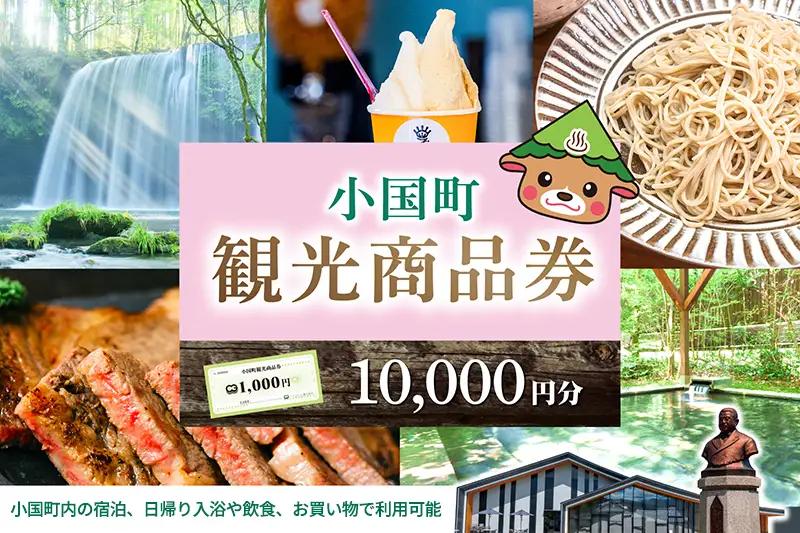 【ASOおぐに観光協会】阿蘇 小国町 観光商品券 1000円×10枚 1万円  一万円 現地引き取り 杖立温泉 わいた温泉郷 湯けむり 蒸し湯 ジャージー牛乳 小国杉 旅行 観光 宿泊 飲食 お買い物 お土産 商品券 宿泊券 1000円券 10枚 現地払い利用 地域振興 旅行支援