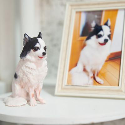 ふるさと納税 中野区 思い出のペット写真から作る3Dフィギュア　長辺13cm