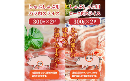 0045N_美味しい大分県産豚のしゃぶしゃぶ/ロース＆バラ肉1.2kg