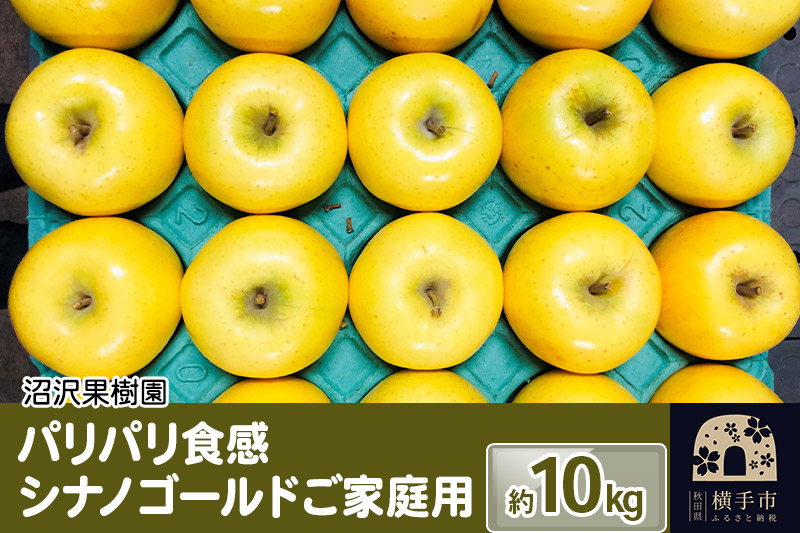 
パリパリ食感シナノゴールド ご家庭用 約10kg（28～46玉前後）
