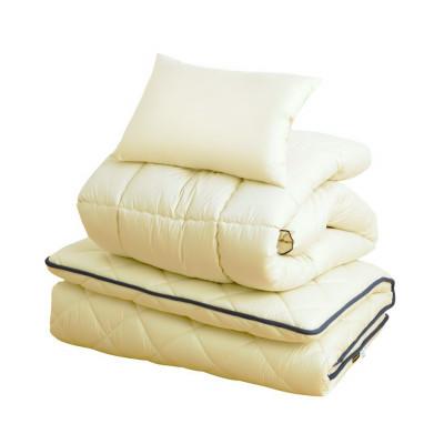 ふるさと納税 小山市 APHRODITA 日葵 羊毛混 布団セットシングルロング 日本製 創業150年の信頼と実績