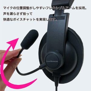密閉型片耳ヘッドセット SOUND WARRIOR SW-TR1 イヤホン マイク ヘッドホン 周辺機器 オーディオ周辺機器 PC テレワーク 在宅ワーク リモート 城下工業 信州 長野　【 上田市 