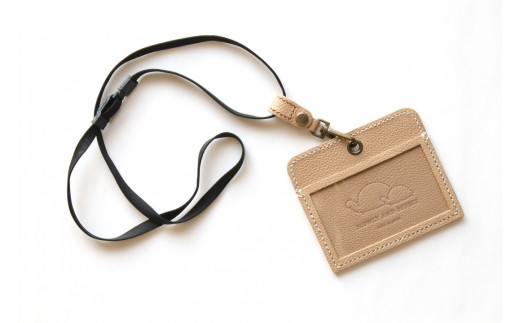 【SLOWLY AND SURELY】手縫い牛革　カードケース　茶