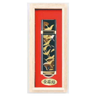 ふるさと納税 海南市 蒔絵USBフラッシュメモリ 千羽鶴 桐箱入り |  | 01