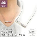 【ふるさと納税】 ネックレス ペンダント ジュエリー レディース アクセサリー ダイヤモンド 0.02ct 天然 アコヤ真珠 K18 ホワイトゴールド グラデーション フォーマル 上質 ギフト プレゼント 贈り物 ジュエリーケース付 鑑別書付 保証書付 k216-111