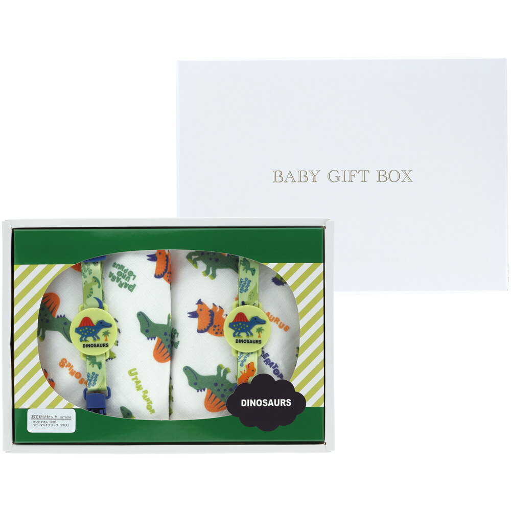 【ふるさと納税】ベビー お出かけ ギフト セット 3000 ハンドタオル ベビーマルチクリップ スケーター skater SET1092 ディノサウルス 恐竜 ダイナソー 男の子 男子【赤ちゃん 子供 キッズ かわいい 可愛い プレゼント】 奈良県 奈良市 なら 8-095