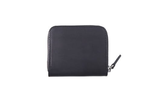 ミニマム財布栃木アースレザー / 黒 L008