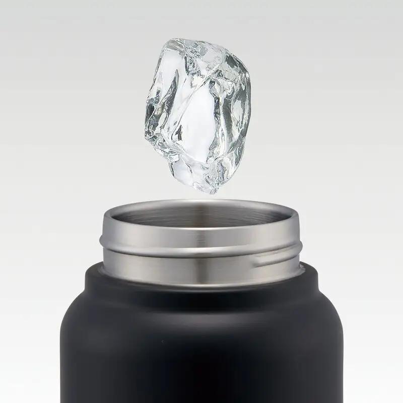 【スクリューハンドル付きマグボトル】800ml 保温保冷 ブラック スケーター株式会社 10-035
