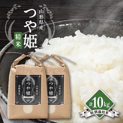 ふるさと納税 川西町 【令和7年産先行予約】山形県川西町産　つや姫　白米　精米10kg