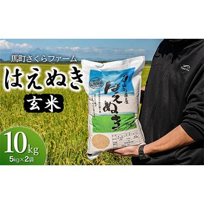ふるさと納税 鶴岡市 【令和7年産】馬町さくらファームのはえぬき玄米10kg(5kg×2袋)[K-774]