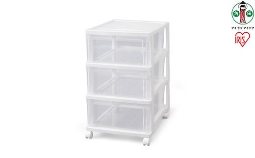 
クローゼットチェストNSCLZ-503ホワイト／クリア
