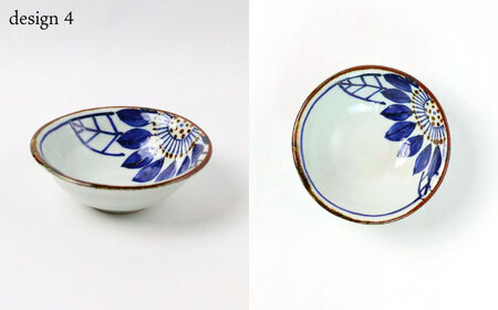 【波佐見焼】ブルーフラワーシリーズ ボウルS 4個セット 小鉢 食器 皿【翔芳窯】[FE278] 波佐見焼