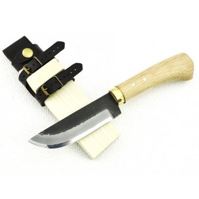 ふるさと納税 南国市 【晶之作】土佐鍛 狩猟刀『猪鹿刀』120 土佐オリジナル白鋼 【真鍮丸輪】 |  | 01