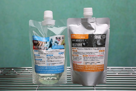 アウトドアウェア専用『RESTORE』撥水剤＆洗剤セット【アウトドア ウエア 洗剤 手洗い A-150】