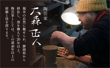 【ご自宅用】越前焼マグカップ 水色 ＜1つ1つ手作り/和モダンとして楽しめ奥深い味わい＞ [aw052-a009_01]