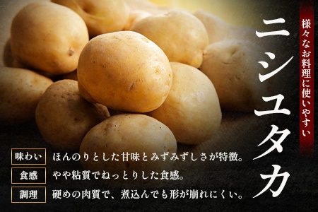 【先行予約】【B級品】(割れ) じゃがいも 馬鈴薯 (バレイショ) ≪2L～L≫ 約10kg×1箱 /ニシユタカ (約30個) ≪2026年3月20日頃より順次発送≫ CS-2 |  家庭用 南大隅町
