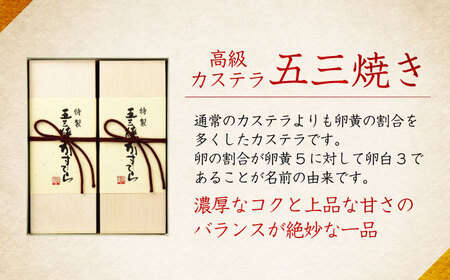 特製五三焼かすてら 詰め合わせ 2号セット / カステラ かすてら 五三焼 スイーツ 洋菓子 / 諫早市 / 株式会社異人堂 [AHBF004]