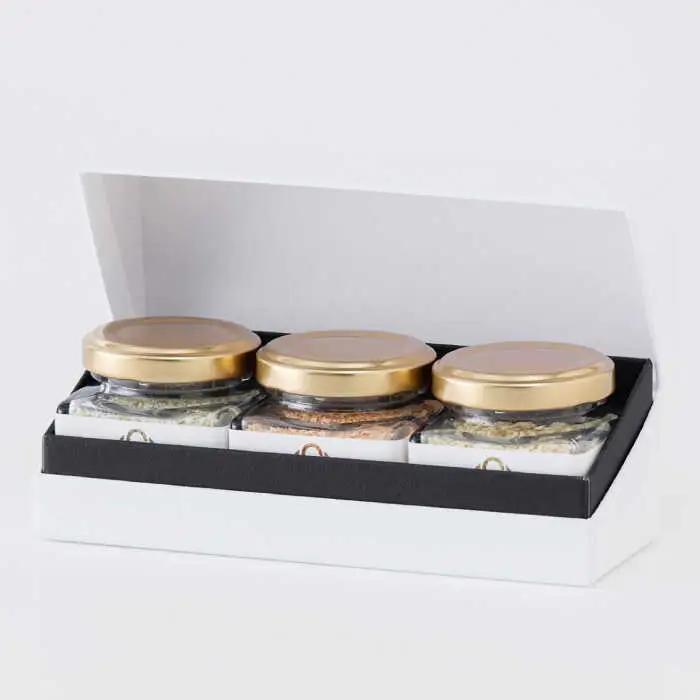 こな柚子こしょう 彩り3種セットGift Box 柚子胡椒 / 佐賀県 / 川原食品株式会社 [41AABD002]