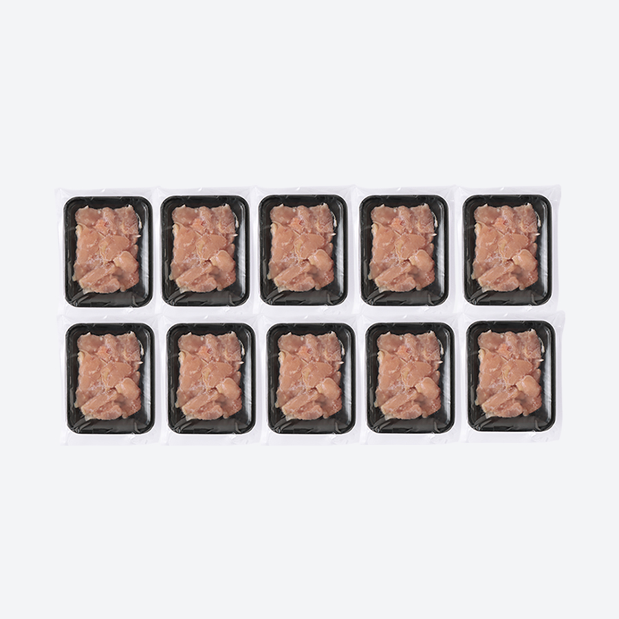 ＜デリカ食品工業＞「名古屋コーチン」むね肉120g×10（計1.2kg）【6ヵ月定期便】