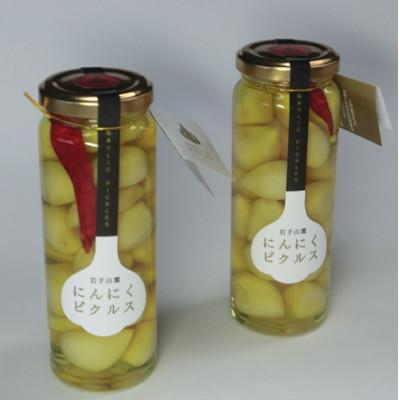 ふるさと納税 滝沢市 岩手山パワー にんにくピクルス 120g×2瓶