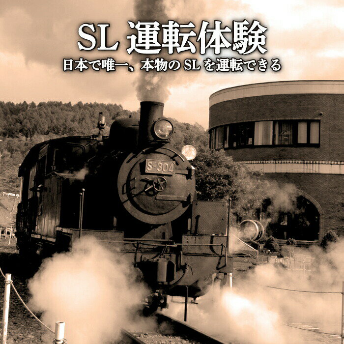 【ふるさと納税】SL運転体験　＜日本で唯一、本物のSL※1939年日本車輛製蒸気機関車S－304を運転できる＞【寄附使途指定】【13026】